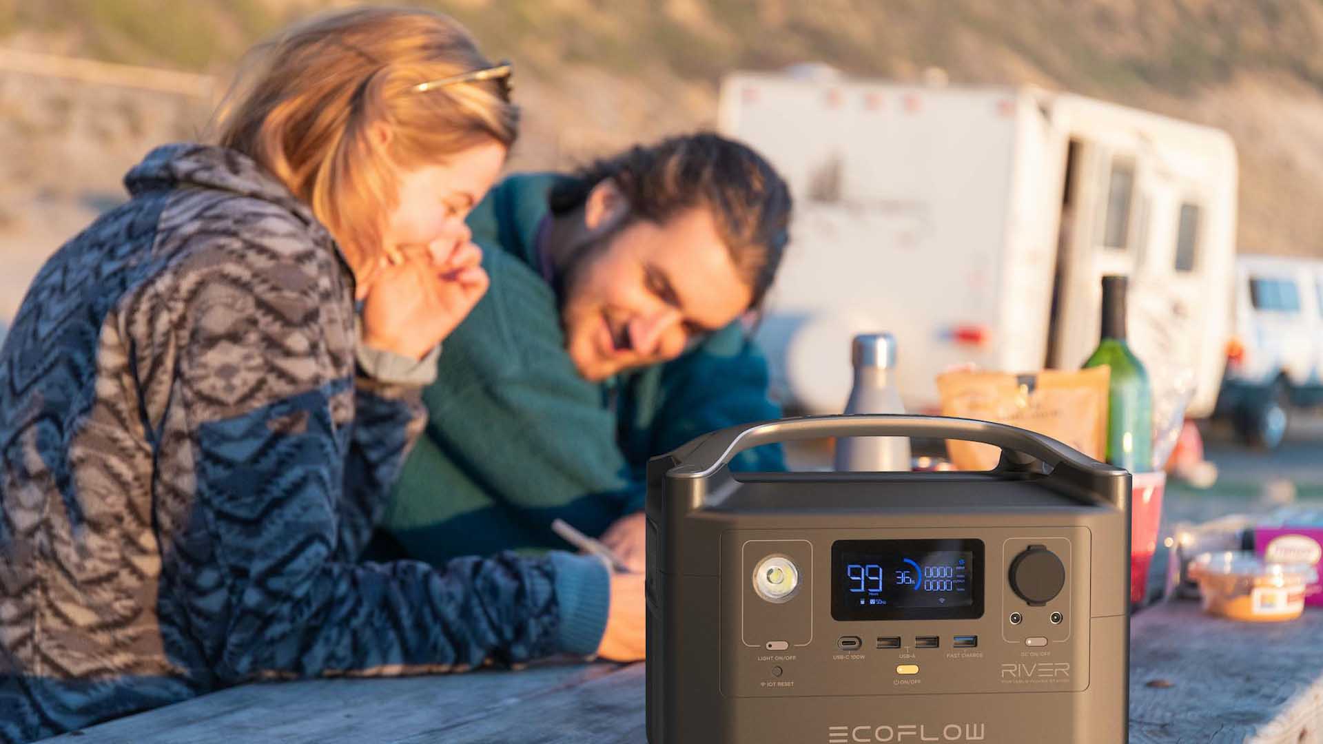 Enjoy a wonderful camping trip with portable power and renewable energy