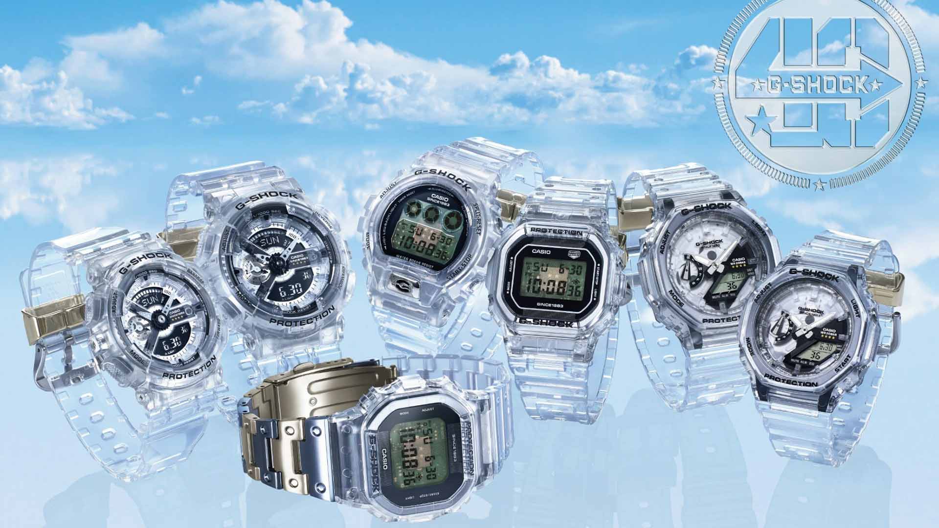 Casio to Release G-SHOCK Watches in See-Through Materials Showing Internal Componentry